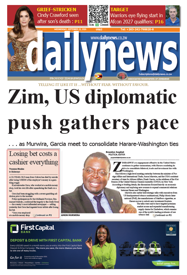 Wednesday 23 September 2026